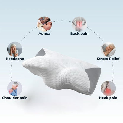 Premium Comfort Pillow with Ergonomic Contours